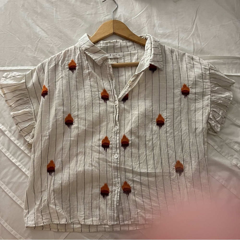 THML flutter sleeve top